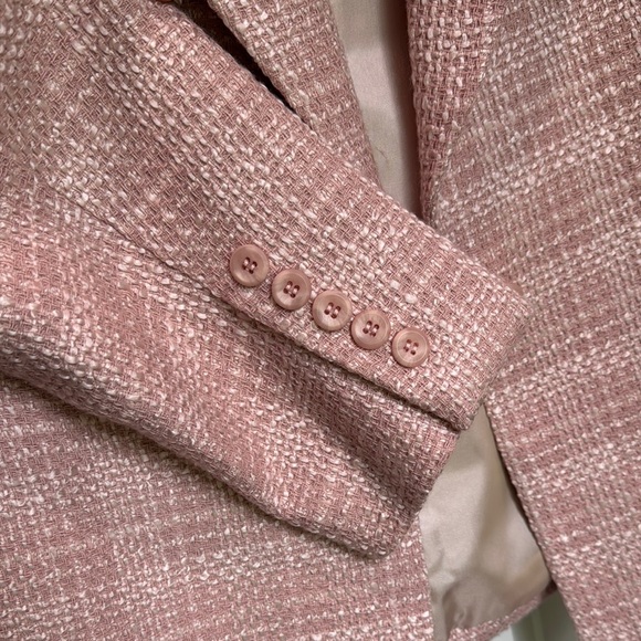 Austin Reed Blush Tweed Blazer - Picture 2 of 6